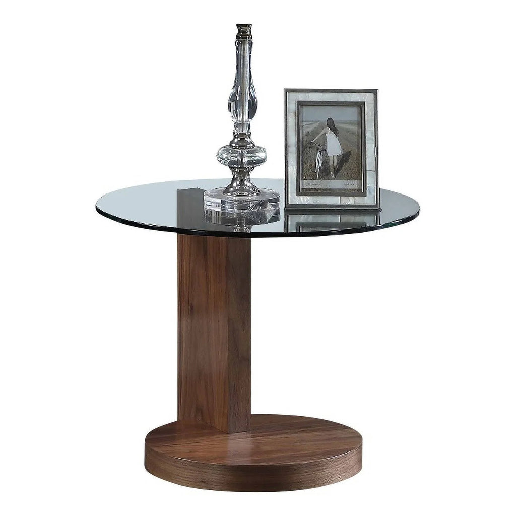2-Piece Walnut Cocktail Table and Lamp Table Set E4691