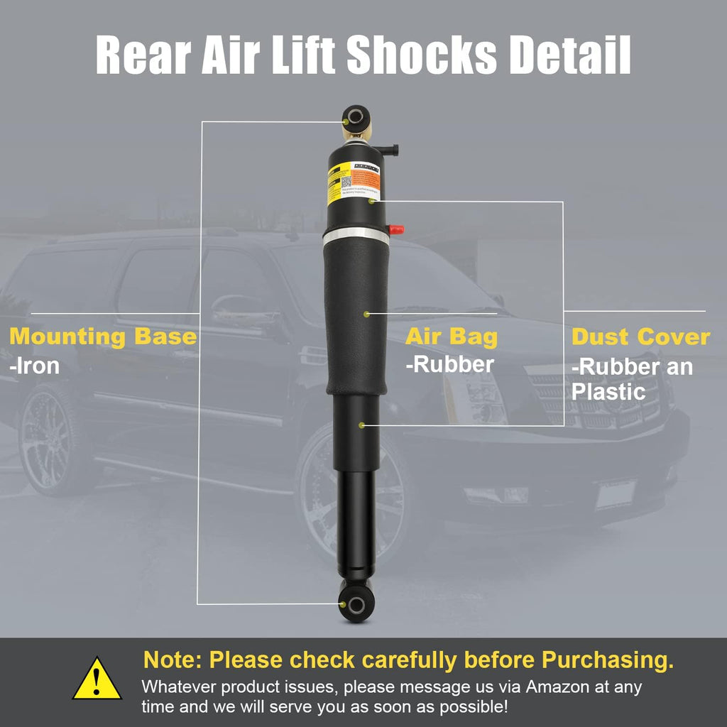 Rear Air Shock Struts Absorber (2 Pack) H8593