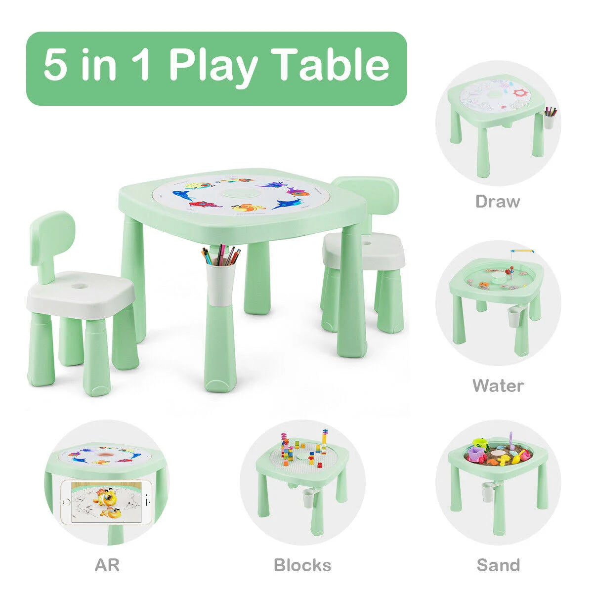Kids Game Table and Chair Set P699